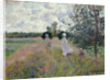 Taking a walk near Argenteuil by Claude Monet