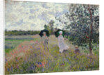 Taking a walk near Argenteuil by Claude Monet