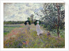 Taking a walk near Argenteuil by Claude Monet
