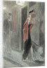 Street corner, four in the morning (Parodie humaine) by Félicien Rops