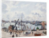 The Outer Harbour of Le Havre. Morning. Sun by Camille Pissarro