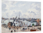 The Outer Harbour of Le Havre. Morning. Sun by Camille Pissarro
