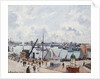 The Outer Harbour of Le Havre. Morning. Sun by Camille Pissarro
