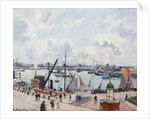 The Outer Harbour of Le Havre. Morning. Sun by Camille Pissarro