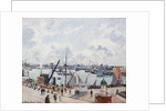 The Outer Harbour of Le Havre. Morning. Sun by Camille Pissarro