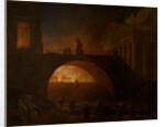 The Burning of Rome by Hubert Robert