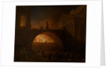 The Burning of Rome by Hubert Robert