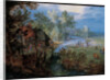 Village with peasants and animals by Jan Brueghel the Elder
