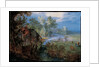 Village with peasants and animals by Jan Brueghel the Elder