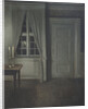 Interior with Two Candles by Vilhelm Hammershøi