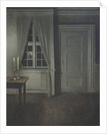 Interior with Two Candles by Vilhelm Hammershøi
