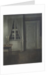 Interior with Two Candles by Vilhelm Hammershøi