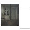 Interior with Two Candles by Vilhelm Hammershøi