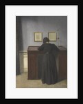 Ida Standing at a Desk by Vilhelm Hammershøi