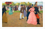 Sunday Stroll in the Bois de Boulogne by Henri Jacques Edouard Evenepoel