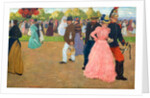 Sunday Stroll in the Bois de Boulogne by Henri Jacques Edouard Evenepoel