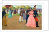 Sunday Stroll in the Bois de Boulogne by Henri Jacques Edouard Evenepoel