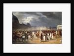 Invalid Handing a Petition to Napoleon at the Parade in the Court of the Tuileries Palace by Horace Vernet