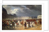 Invalid Handing a Petition to Napoleon at the Parade in the Court of the Tuileries Palace by Horace Vernet