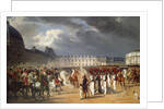 Invalid Handing a Petition to Napoleon at the Parade in the Court of the Tuileries Palace by Horace Vernet