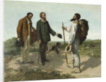 Bonjour, Monsieur Courbet by Gustave Courbet