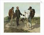 Bonjour, Monsieur Courbet by Gustave Courbet