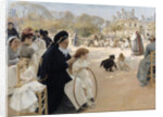 The Luxembourg Gardens, Paris by Albert Gustaf Aristides Edelfelt