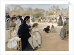 The Luxembourg Gardens, Paris by Albert Gustaf Aristides Edelfelt