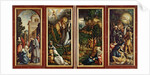The Wildenstein Altarpiece (closed) by Master of Messkirch