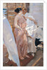 The Pink Robe. After the Bath by Joaquín Sorolla y Bastida