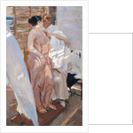 The Pink Robe. After the Bath by Joaquín Sorolla y Bastida