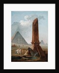 The Farandole Amidst Egyptian Monuments by Hubert Robert
