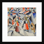 Morning in the Village after Snowstorm by Kasimir Severinovich Malevich