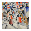 Morning in the Village after Snowstorm by Kasimir Severinovich Malevich
