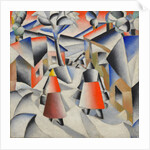 Morning in the Village after Snowstorm by Kasimir Severinovich Malevich