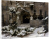 Monastery Garden in Snow by Carl Friedrich Lessing