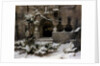 Monastery Garden in Snow by Carl Friedrich Lessing
