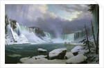 Niagara Falls in Winter by Hippolyte Sebron