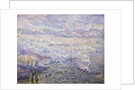 Rotterdam. Les Fumées by Paul Signac