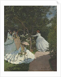 Ladies in the garden by Claude Monet