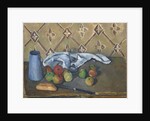 Fruit, Serviette and Milk Jug by Paul Cézanne