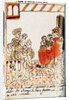 The multiplication of the Israelites in Egypt. The Codex Choumach (Picture Pentateuch of Moses dal C by Moise Del Castellazzo