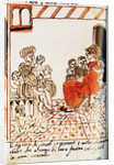 The multiplication of the Israelites in Egypt. The Codex Choumach (Picture Pentateuch of Moses dal C by Moise Del Castellazzo