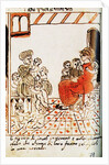 The multiplication of the Israelites in Egypt. The Codex Choumach (Picture Pentateuch of Moses dal C by Moise Del Castellazzo