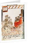 The multiplication of the Israelites in Egypt. The Codex Choumach (Picture Pentateuch of Moses dal C by Moise Del Castellazzo