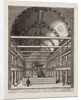 Interior of the Portuguese Synagogue in Amsterdam by Jan Veenhuysen