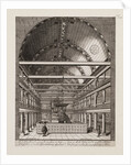 Interior of the Portuguese Synagogue in Amsterdam by Jan Veenhuysen