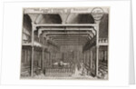 Interior of the Portuguese Synagogue in Amsterdam by Jan Veenhuysen