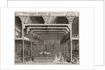 Interior of the Portuguese Synagogue in Amsterdam by Jan Veenhuysen