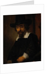 Portrait of Ephraim Bueno by Rembrandt van Rhijn